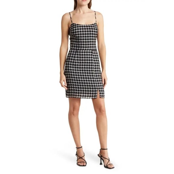 Dress the Population Dresses & Skirts - DRESS THE POPULATION NWT $178 Kallan Plaid Bodycon Mini Dress Size M